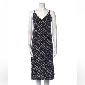 REFORMATION Alexandra Dress- Floral Print Midi Slip Dress Size 4